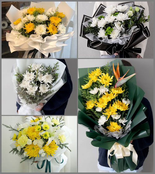 江苏泰州泰兴市元竹镇申庄村白事花束代送